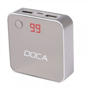 Внешнее зарядное устройство Power Bank DOCA D525 (8400mAh)