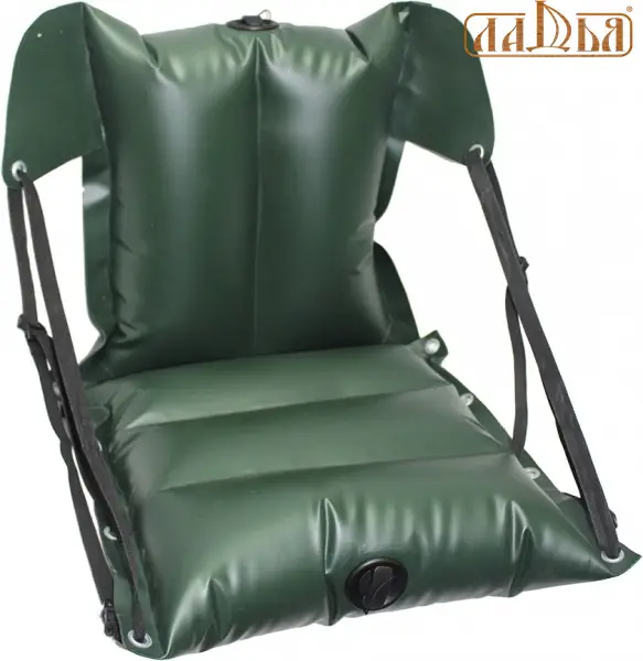 Кресло надувное байдарочное усиленное ЛКБ-850 зеленое