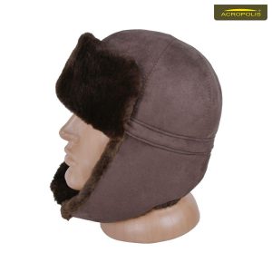 Зимняя шапка с мехом бобра Acropolis ОШМ-14