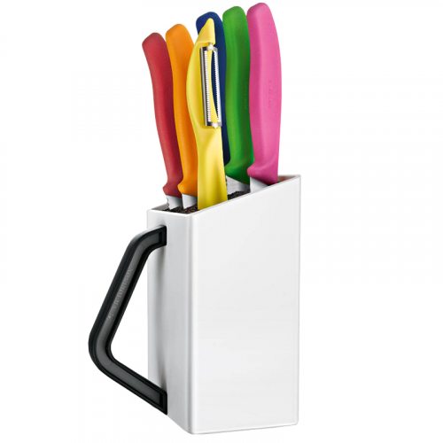 Набір кухонних ножів Victorinox Swiss Classic Utility Block (6 предметів) 6.7127.6L14