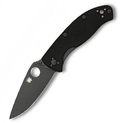 Ніж складний Spyderco Tenacious Black Blade (довжина: 197мм