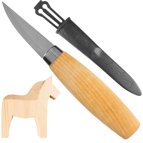 Набір для різьблення по дереву Mora Woodcarving Kit (ніж + дерев'яна конячка)